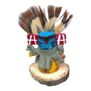Authentic Tiny Miniature 1" Native American Hopi Horse Kachina Doll Art Piece Vt